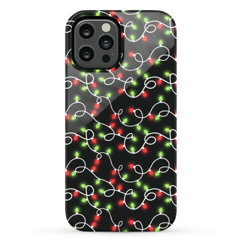 Christmas Lights Pattern Phone Case